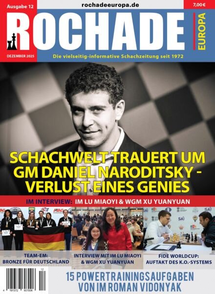 Rochade Europa – Dezember 2025 Cover