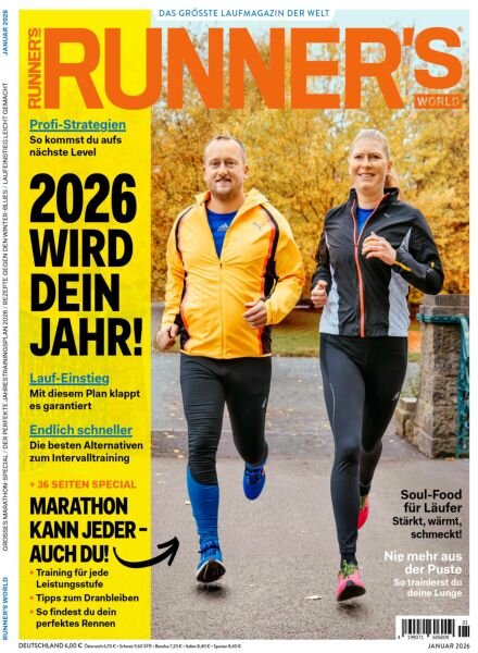 Runner’s World Germany – Januar 2026 Cover