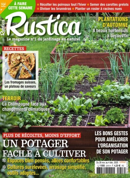 Rustica – 28 Novembre 2025 Cover