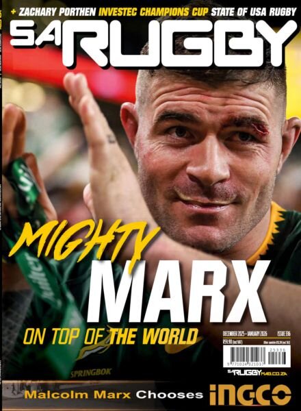 SA Rugby – December 2025 – January 2026 Cover
