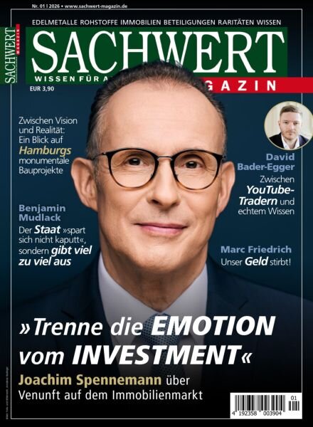 Sachwert Magazin – Dezember 2025 Cover