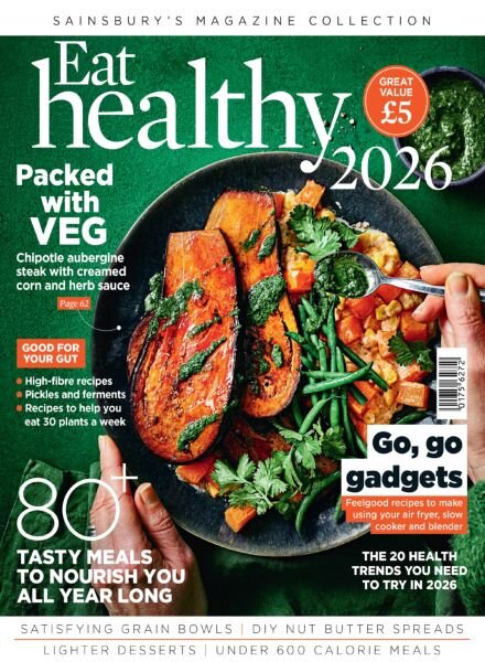 Sainsbury’s Magazine Collection – Eat Healthy 2025 Cover