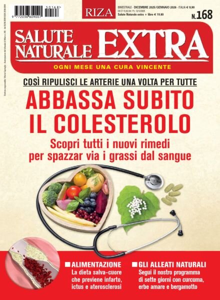 Salute Naturale Extra – Dicembre 2025 – Gennaio 2026 Cover