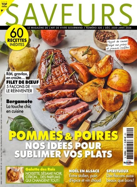Saveurs France – Decembre 2025 – Janvier 2026 Cover