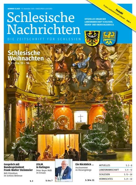 Schlesische Nachrichten – Nr 12 2025 Cover