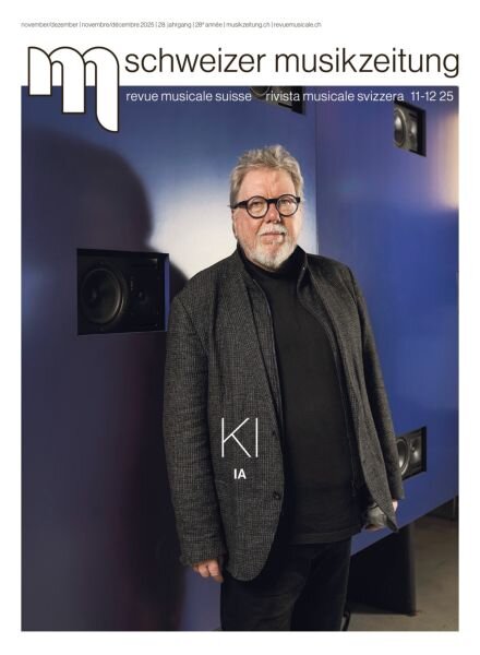 Schweizer Musikzeitung – November-Dezember 2025 Cover