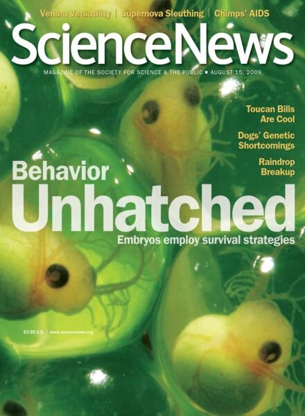Science News – August 2009 Cover