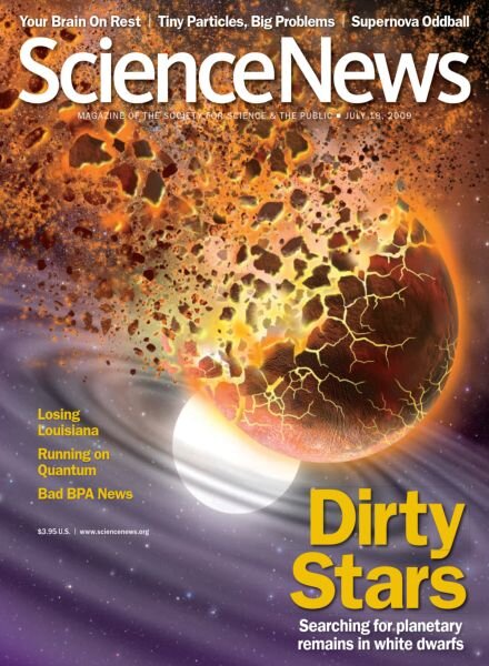 Science News – July 2009 Cover
