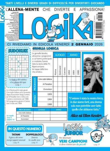 Settimana Logika – Dicembre 2025 Cover