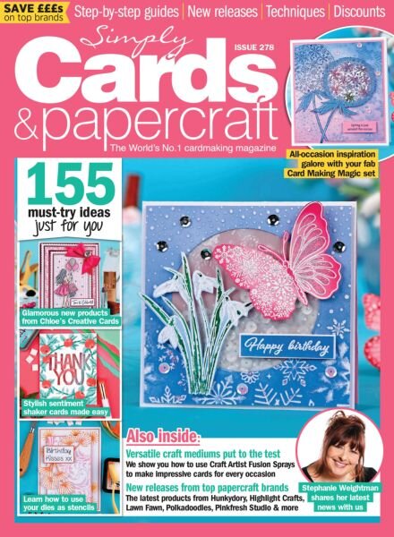 Simply Cards & Papercraft – Issue 278 2025 Cover
