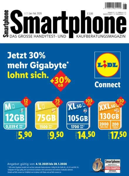 Smartphone Magazin – Januar-Februar 2026 Cover
