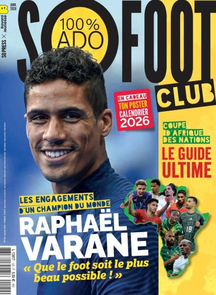 So Foot Club – Janvier 2026 Cover