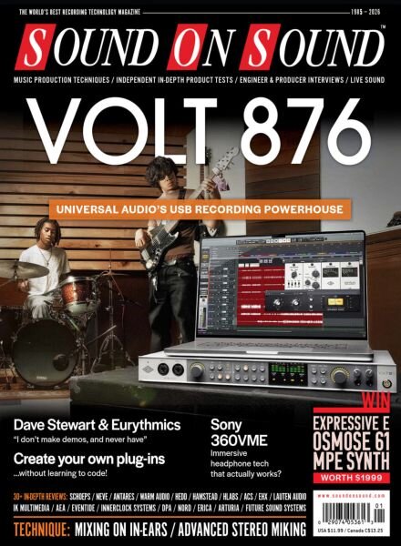 Sound On Sound USA – January 2026 Cover