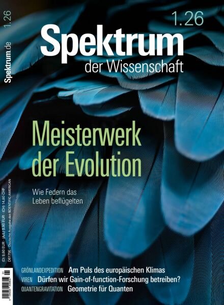 Spektrum der Wissenschaft – Januar 2026 Cover