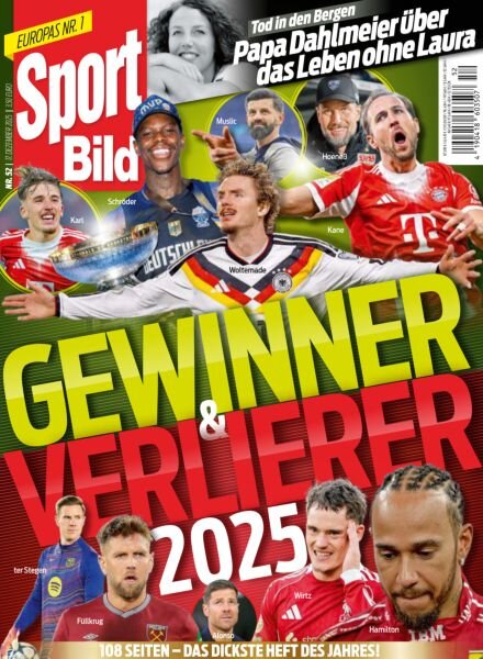 Sport Bild – 17 Dezember 2025 Cover
