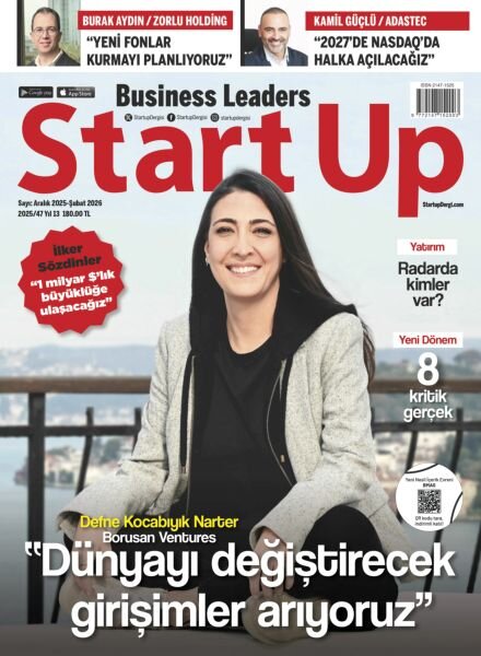 Start Up Turkiye – Aralik 2025 Cover