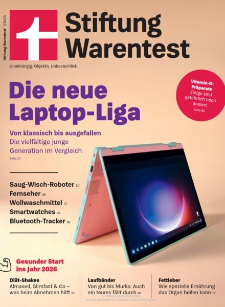 Stiftung Warentest – Januar 2026 Cover