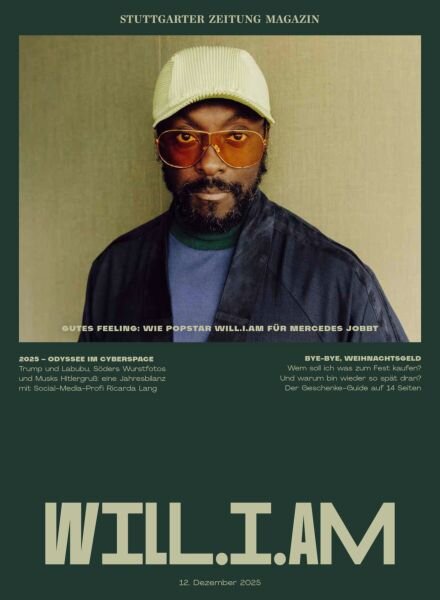 Stuttgarter Zeitung Magazin – 12 Dezember 2025 Cover