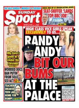 Sunday Sport – 16 November 2025