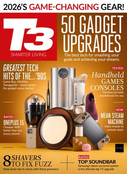 T3 UK – January 2026 Cover