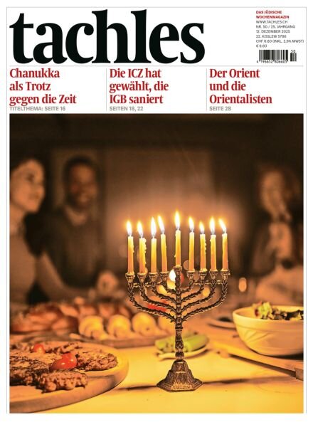 Tachles – 12 Dezember 2025 Cover