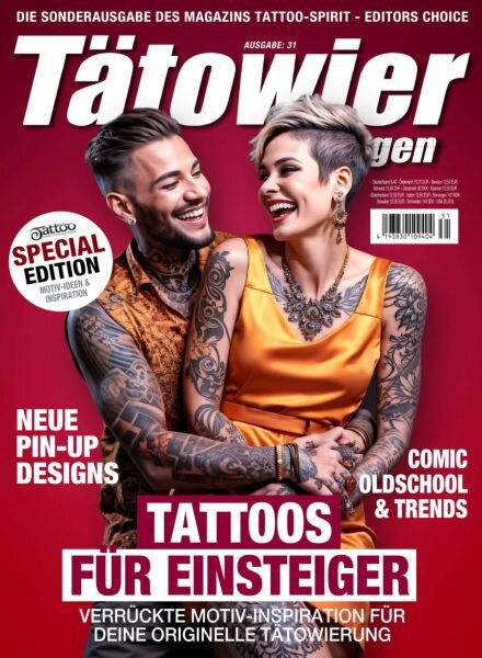Tatowier-Vorlagen – Nr 31 2025 Cover