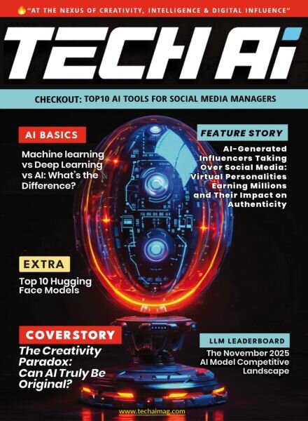 Tech AI Magazine – December 2025 Cover