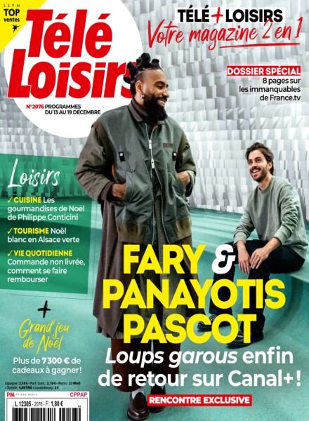 Tele Loisirs – 8 Decembre 2025 Cover