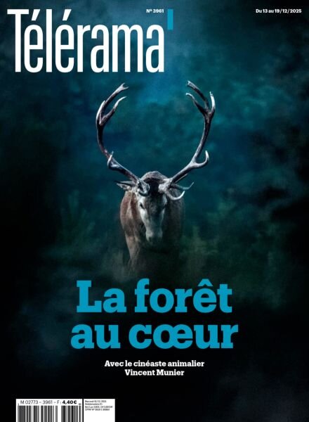 Telerama Magazine – 10 Decembre 2025 Cover