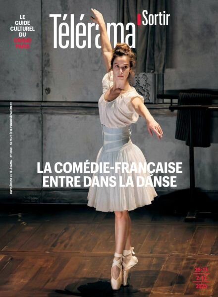 Telerama Sortir – 26 Novembre 2025 Cover