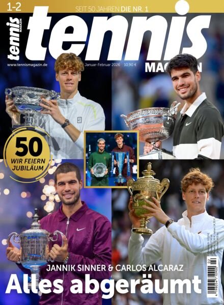 Tennis Magazin – Januar-Februar 2026 Cover