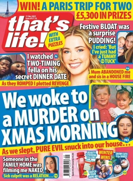 that’s life! UK – 4 December 2025 Cover