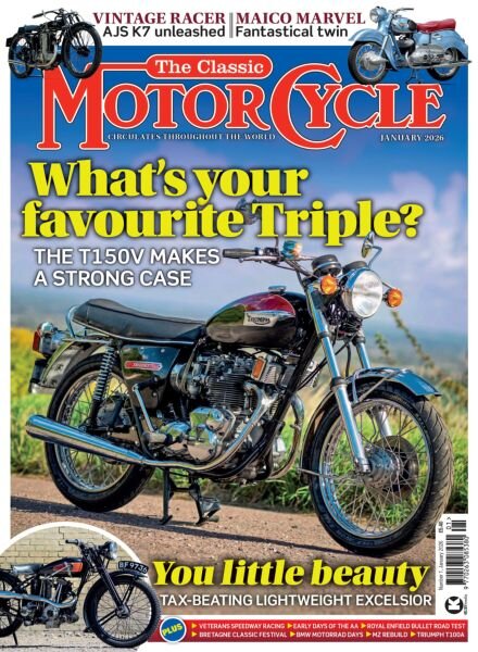 The Classic MotorCycle – January 2026 Cover