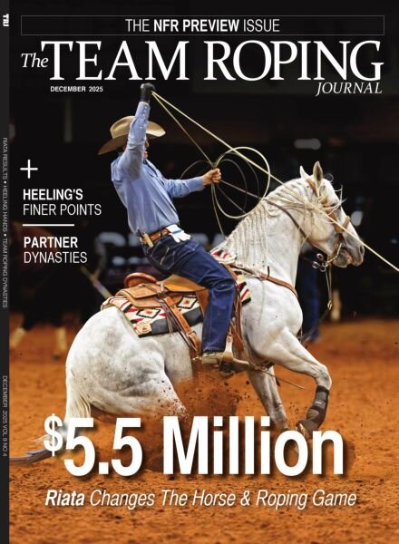 The Team Roping Journal – December 2025 Cover