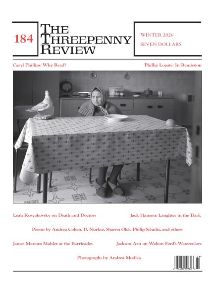 The Threepenny Review – Winter 2026 Cover