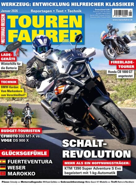 Tourenfahrer – Januar 2026 Cover