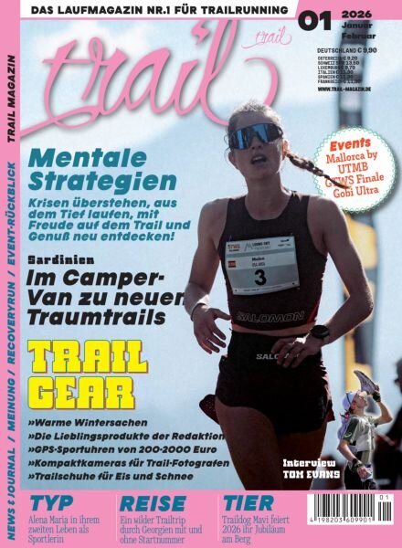 Trail Magazin – Januar-Februar 2026 Cover
