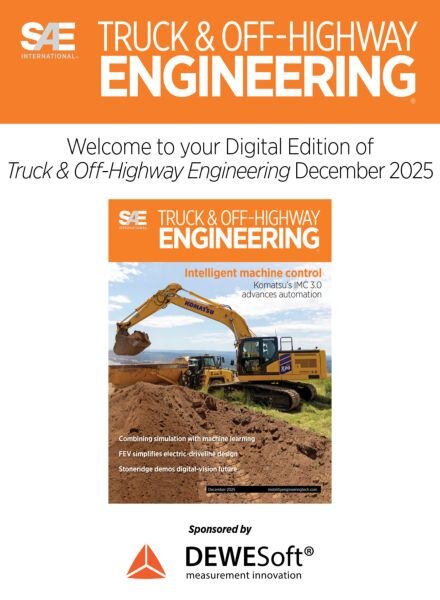 Truck & Off-Highway Engineering – December 2025 Cover