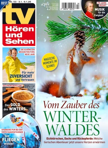 TV Horen und Sehen – 24 Dezember 2025 Cover