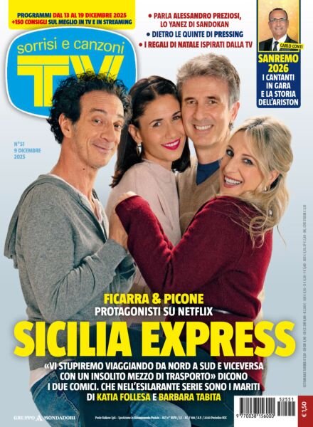 TV Sorrisi e Canzoni – 9 Dicembre 2025 Cover