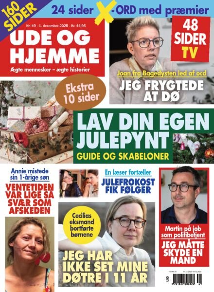 Ude og Hjemme – 1 December 2025 Cover