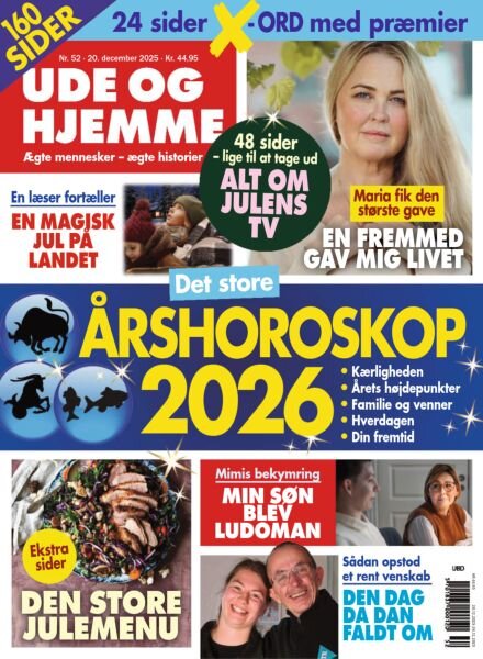 Ude og Hjemme – 20 December 2025 Cover