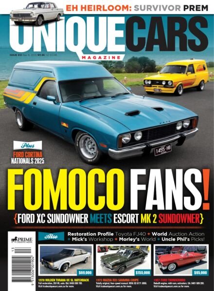 Unique Cars Australia – December 2025 Cover