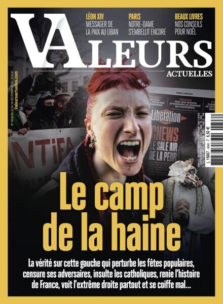 Valeurs Actuelles – 10 Decembre 2025 Cover