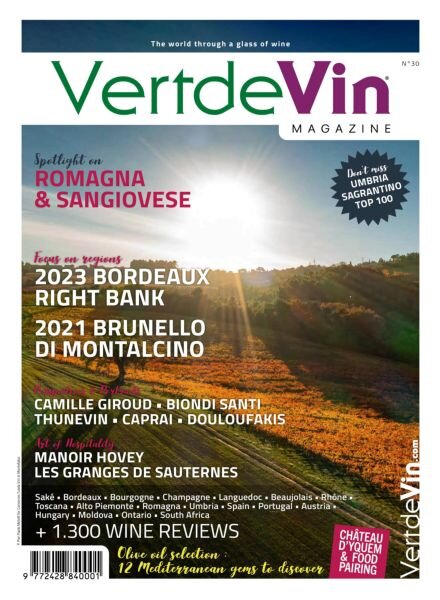 VertdeVin Magazine – Issue 30 2025 Cover