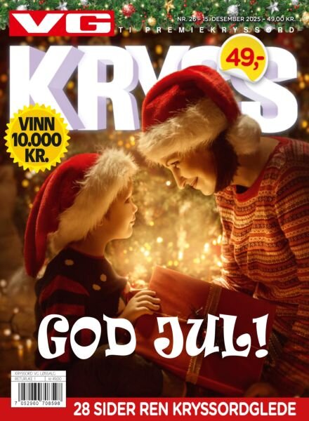 VG Kryssord – 15 Desember 2025 Cover