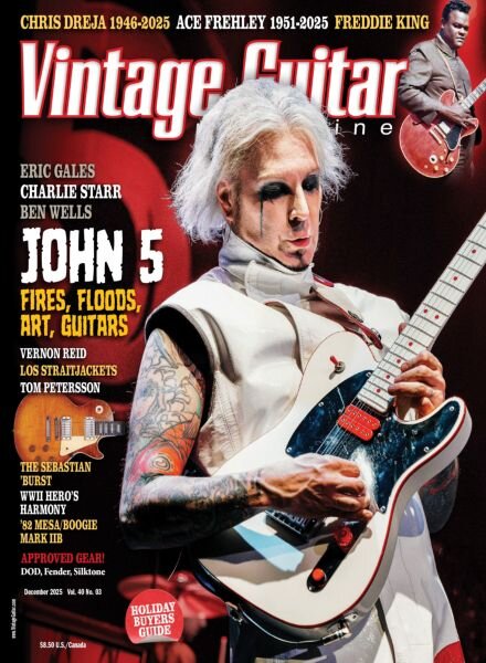 Vintage Guitar – December 2025 Cover