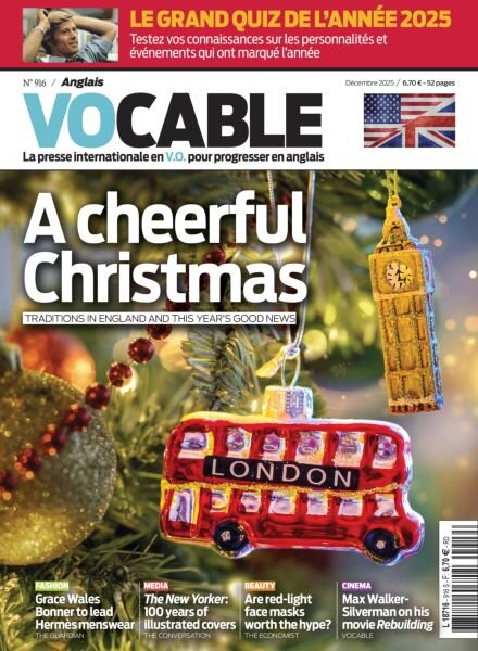 Vocable Anglais – Decembre 2025 Cover