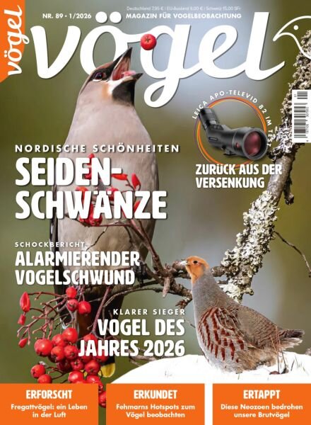 Vogel Magazin – Dezember 2025 Cover