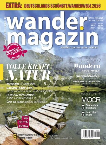 Wandermagazin – Winter 2025-26 Cover